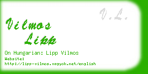 vilmos lipp business card